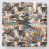 Rainbow Assault Stone Coaster Stenen Onderzetter (Voorkant)
