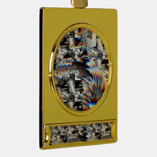 Rainbow Assault Verguld Banner Ornament (Rechts)