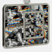 Rainbow Assault Verzilverd Omlijst Ornament (Rechts)