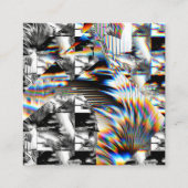 Rainbow Assault Vierkante Visitekaartje (Achterkant)