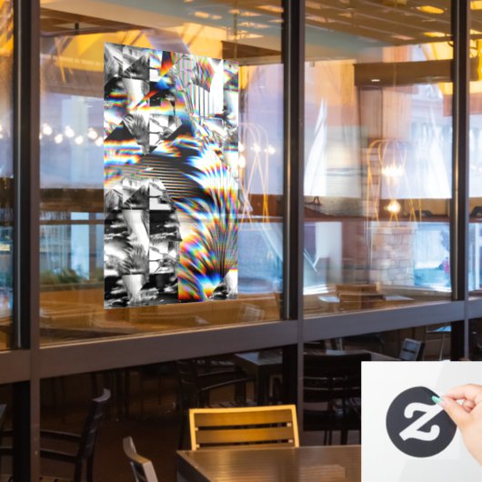 Rainbow Assault Window Cling Raamsticker (Restaurant Raam)