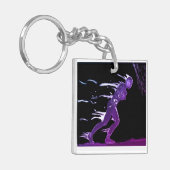 Rainbow astro fade sleutelhanger (Voorkant Links)