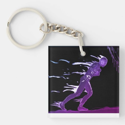 Rainbow astro fade sleutelhanger (Voorkant)