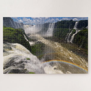 Rainbow at Iguazu Falls in Brazil Legpuzzel