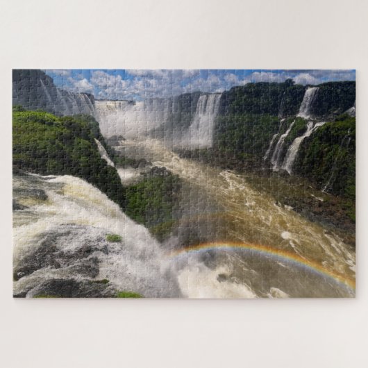 Rainbow at Iguazu Falls in Brazil Legpuzzel (Horizontaal)