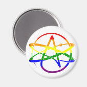 Rainbow Atheïst Magneet (Voorkant / Achterkant)