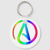 Rainbow Atheïst Sleutelhanger (Voorkant)