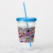 Rainbow Aura Crystals Acryl Drinkbeker (Links)