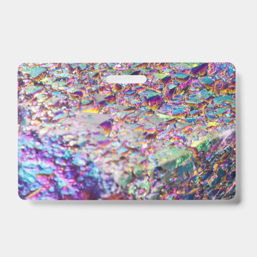 Rainbow Aura Crystals Badge (Voorzijde)