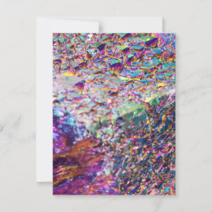Rainbow Aura Crystals Briefkaart
