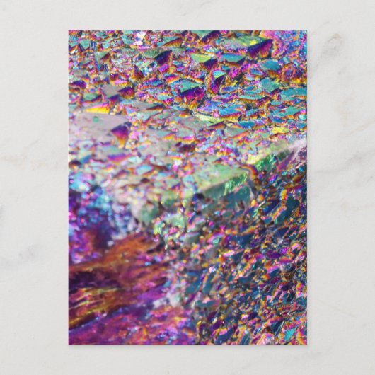 Rainbow Aura Crystals Briefkaart (Voorkant)