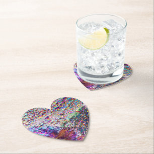 Rainbow Aura Crystals Kartonnen Onderzetters
