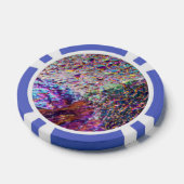 Rainbow Aura Crystals Poker Chips (Enkel)