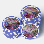 Rainbow Aura Crystals Poker Chips (Opstapeling)