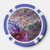 Rainbow Aura Crystals Poker Chips (Achterkant)