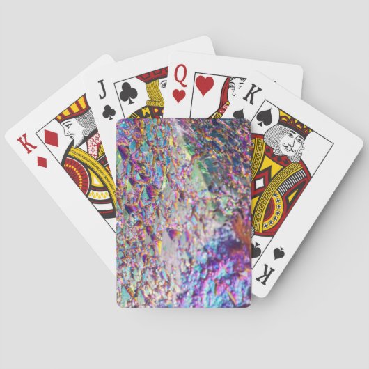 Rainbow Aura Crystals Pokerkaarten (Achterkant)