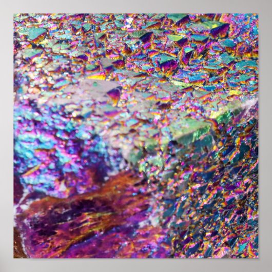 Rainbow Aura Crystals Poster (Voorkant)