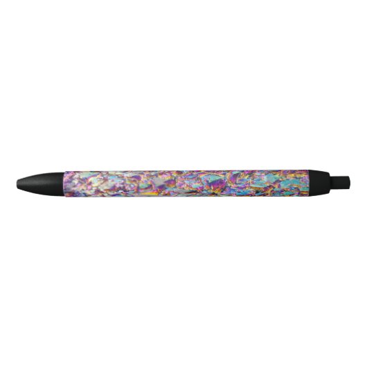 Rainbow Aura Crystals Zwarte Inkt Pen (Voorkant)