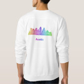 Rainbow Austin skyline Trui (Achterkant)