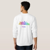 Rainbow Austin skyline Trui (Achterkant volledig)