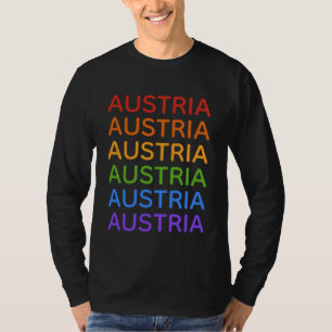 Rainbow Austria shirten & colbertjassen T-shirt