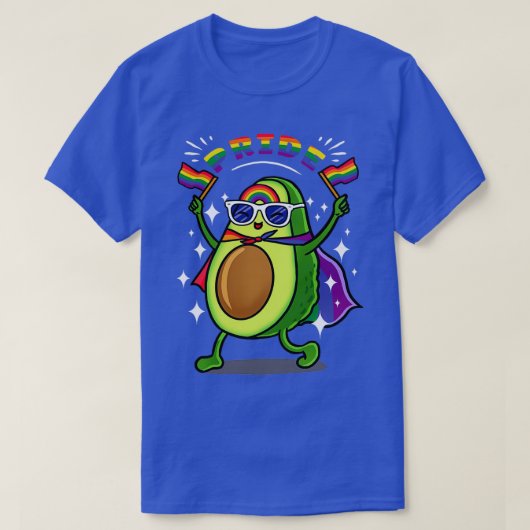 Rainbow Avocado 5 T-shirt (Design voorkant)