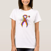 Rainbow Awareness Lint met Vlinder T-shirt (Voorkant)