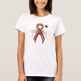 Rainbow Awareness Lint met Vlinder T-shirt