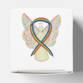 Rainbow Awareness Ribbon Angel Party Favor Box Bedankdoosjes (Bovenkant)