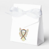 Rainbow Awareness Ribbon Angel Party Favor Boxes Bedankdoosjes (Voorkant Zijde)