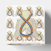 Rainbow Awareness Ribbon Angel Party Favor Boxes Bedankdoosjes (Bovenkant)
