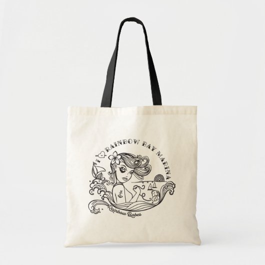 Rainbow Babes Black & White Tas (Voorkant)