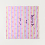 Rainbow Baby Baby Bird leren om te vliegen kleurri Wandkleed (Voorkant (horizontaal))