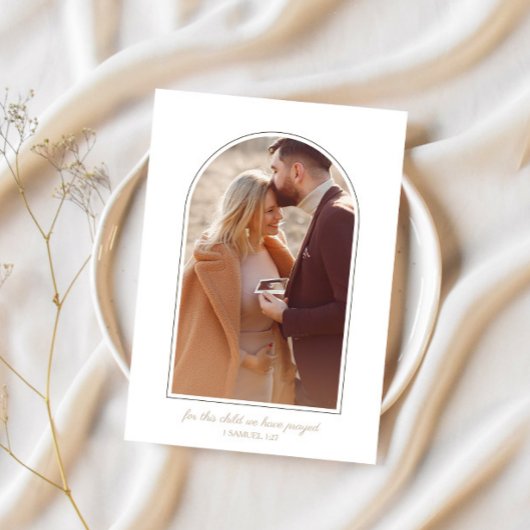 Rainbow Baby Baby shower Kaart