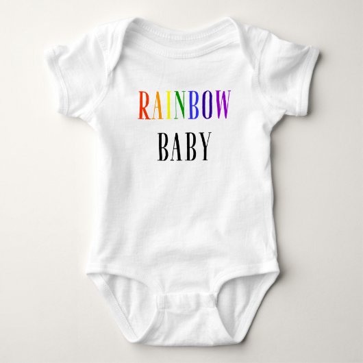 Rainbow Baby Bodysuit (Voorkant)