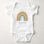 Rainbow Baby Bohemian kondiging Romper (Voorkant)