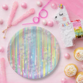 Rainbow Baby Boy Baby shower Papieren Bordje (Feest)