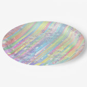 Rainbow Baby Boy Baby shower Papieren Bordje (Gekanteld)