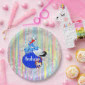 Rainbow Baby Boy Baby shower Papieren Bordje (Feest)