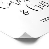 Rainbow Baby Boy Kaarten en geschenken Baby shower Poster (Hoek)