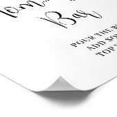 Rainbow Baby Boy Mom-osa Bar Baby shower Teken Poster (Hoek)