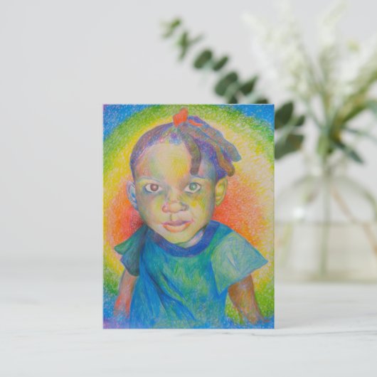 Rainbow Baby Briefkaart (Staand voorkant)