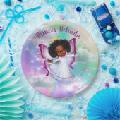 Rainbow Baby Butterfly Fairy Baby shower Papieren Bordje (Feest)