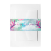 Rainbow Baby Butterfly Fairy Baby shower Uitnodigingen Wikkel (Voorkant Voorbeeld)