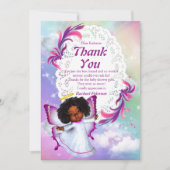 Rainbow Baby Butterfly Hartelijk dank Bedankkaart (Voorkant)