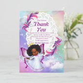 Rainbow Baby Butterfly Hartelijk dank Bedankkaart (Staand voorkant)
