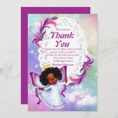 Rainbow Baby Butterfly Hartelijk dank Bedankkaart (Voorkant / Achterkant)