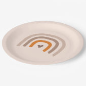 Rainbow Baby geslachtsneutrale mod kleuren Papieren Bordje (Gekanteld)