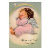 Rainbow Baby Girl Angel Religieuze Scripts Verse (Voorkant)