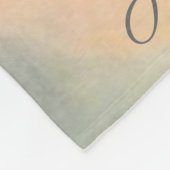 Rainbow Baby Girl Angel Sleeping on Cloud Fleece Deken (Hoek)